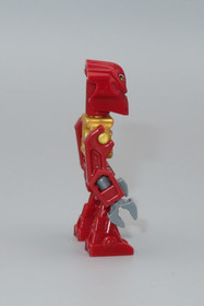 Lego Bionicle Mini Toa Inika Jaller dark red minifigure 8892 8894 8624