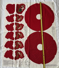 VTG Cut Sew Fabric Panel St. Nicholas Wreath Night Before Christmas VIP Cranston — photo 10