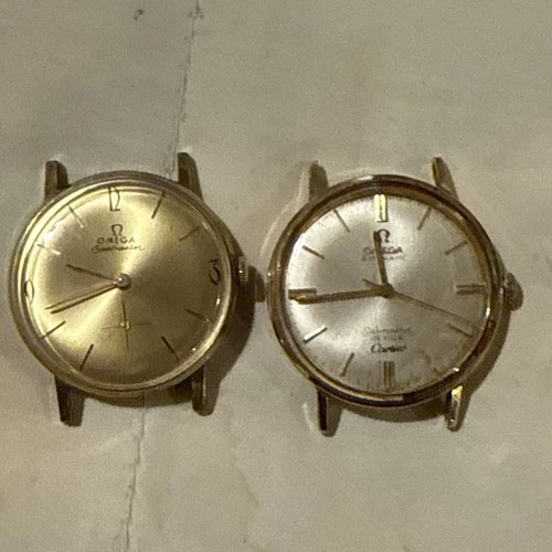 OMEGA Seamaster Deville Lot Men’s Watches 14k Wind Issue Vintage