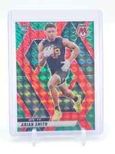 ARIAN SMITH 2025 PANINI MOSAIC CHOICE RED AND GREEN ROOKIE RC #399 JETS Q6707