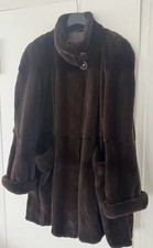 Mantel Nerz Echtpelz geschoren  XL-XXL