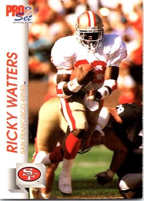 1991 Pro Set - 2nd Round Draft Choice Ricky Watters #774 (RC) (G5)