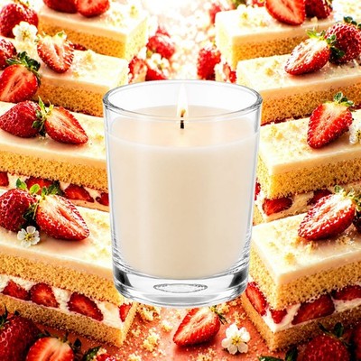 Strawberry Shortcake Soy Wax Votive Candles Choose Your Colour
