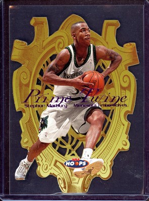 STEPHON MARBURY ~ 1998-99 NBA Hoops Prime Twine Die-Cut Insert #10