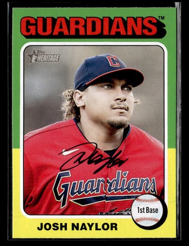 2024 Topps Heritage #302 Josh Naylor | Baseball Card