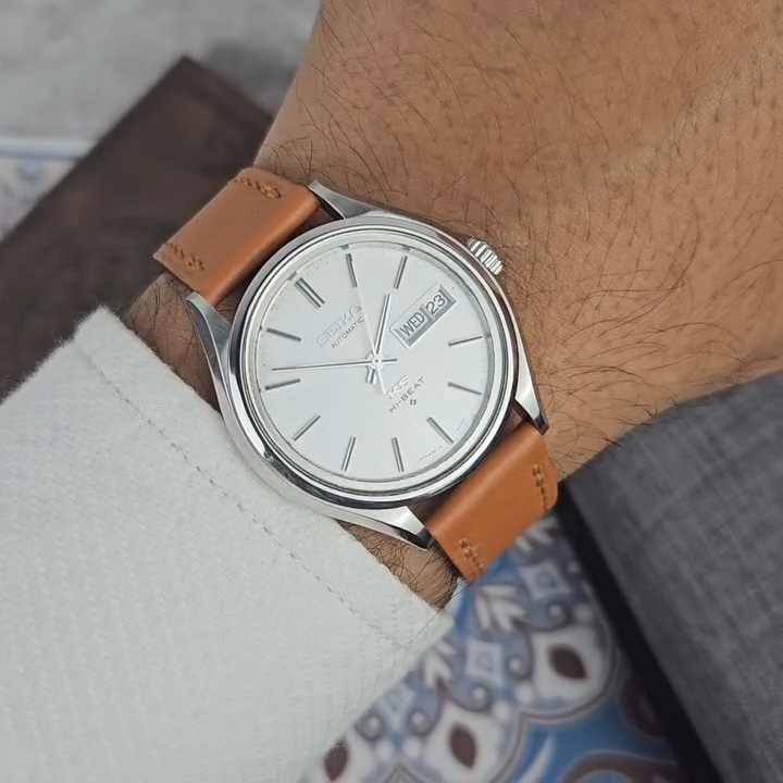 RARE Seiko King Seiko 5626-7121 Automatic Day Date White Dial