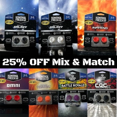 KontrolFreek Thumbsticks PS5/PS4 - Galaxy Omni Vortex Inferno CQCX Battle Royale