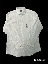 Unlisted Mens White Slim Fit Dress Shirt, 15-15 1/2, 34/35, Medium