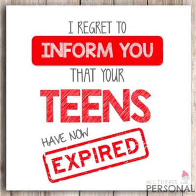 ALL THINGS PERSONAL Funny 20th Birthday Card Sister Brother Friend Son Daughter Twenty Humour Joke