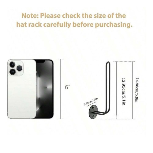 Hat Holder Hats Organizer For Baseball Caps Wall Hat Space Rack d Saving L4A1 - Picture 9 of 15