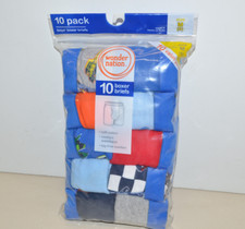 Boys BOXER BRIEFS Underwear Size M 8 Pack Of 10 New Wonder Nation