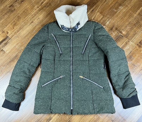 Sam Edelman Winter Coat Jacket Green 