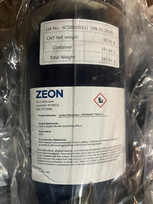  9,000G (9KG) dry wt. research grade SWCNT  Single Walled Carbon Nanotubes SWNT