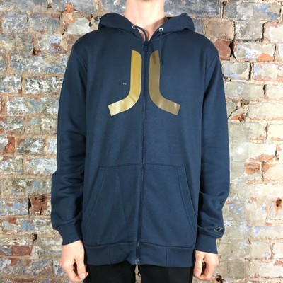 WESC maglietta Icon Zip Felpa Pullover Maglia Felpa Con Cappuccio Blu Navy  Nuovo di zecca-Taglia: S | eBay