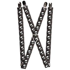 Men's Suspender-Panda, Multicolor, One Size