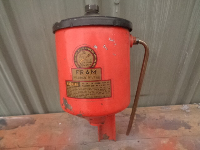 Fram Filcron Oil Filter with Bracket Remote Auxillary Flathead