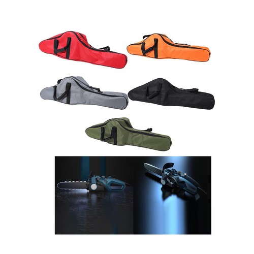 Oxford Housse Transport Tronçonneuse 12-16 Pouces - Tissu Oxford Imperméable Vert Militaire