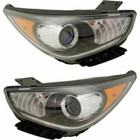 FITS KIA NIRO 2017-2019 LEFT RIGHT HALOGEN HEADLIGHTS HEAD LAMPS LIGHTS W/BULB