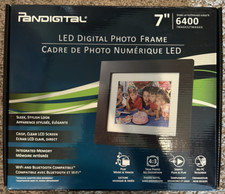 Pandigital 7" Digital Picture Photo Black Frame 6400 Images PAN7000DW with Box