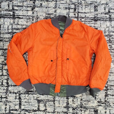 Vtg 80s MA-1 Flight Jacket Flyers Man Intermediate S OG Vtg 80s MA-1 Flight Jacket Flyers Man Intermediate S OG