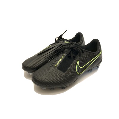 Nike Phantom Venom Elite FG Soccer Cleats Black Volt AO7540-007 Mens Size 5 6.5W