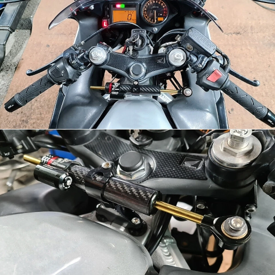 Kit de montagem suporte amortecedor estabilizador de direção para Honda CBR600 F4i 1999-2007 - Imagem 2 de 4