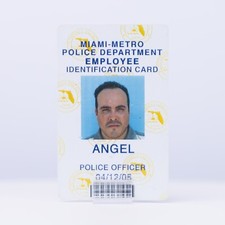 Dexter Angel Batista Miami Metro Badge Original Screen Used TV Prop Showtime