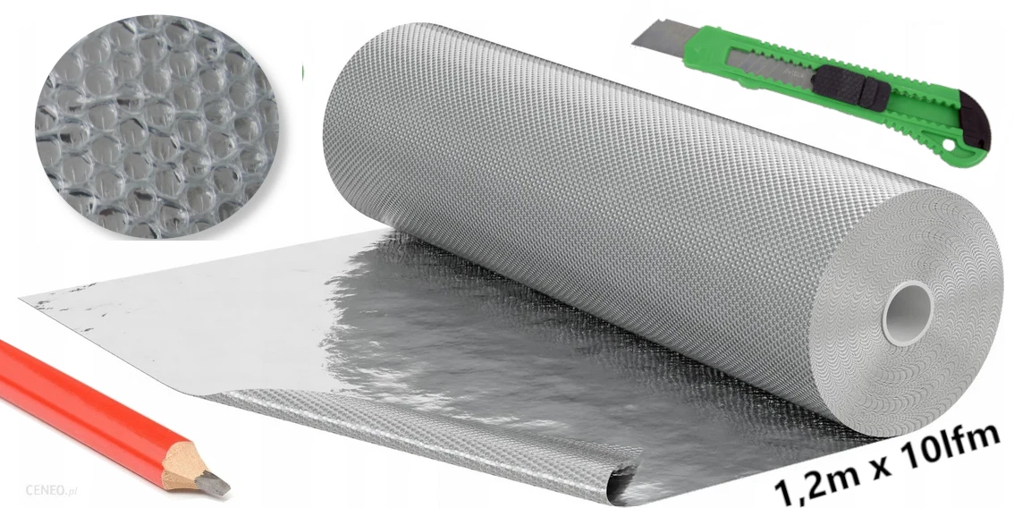 1x10m Heizkörper Isolierfolie Dämmfolie Reflexionsfolie Isolierung Doppelfolie E - Foto 9