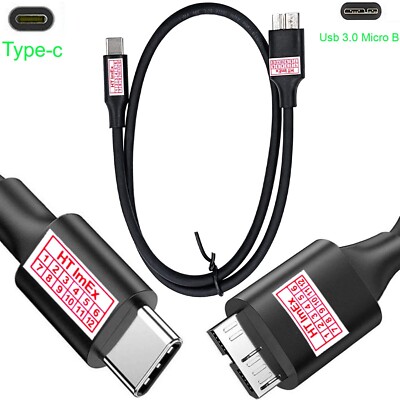 USB C auf Micro-B Datenkabel kabel für Western Digital WDBAGF0020BGD-WESN