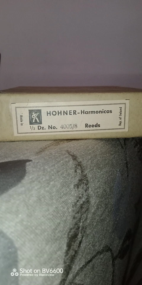Conf originale ! BOX  6 pezzi Armonica Sonny Boy Hohner Anni 50 Vintage RARO !! - Immagine 2 di 4