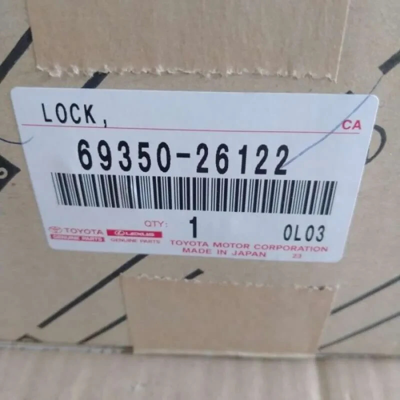 TOYOTA GENUINE OEM LOCK ASSY BACK DOOR 69350-26122 | eBay