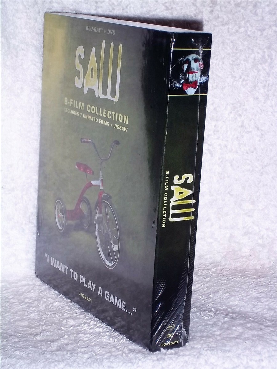 Saw 8-Film Collection + Spiral (Blu-ray/DVD, 2020, 16-Disc Saw 8-Film Collection + Spiral (Blu-ray/DVD, 2020, 16-Disc