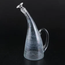Vintage Blenko #948 Winslow Anderson Bent Neck Decanter – Rare Hand-Blown Glass
