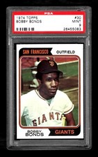 1974 Topps #30 BOBBY BONDS San Francisco Giants PSA 9 MINT LOW POP!