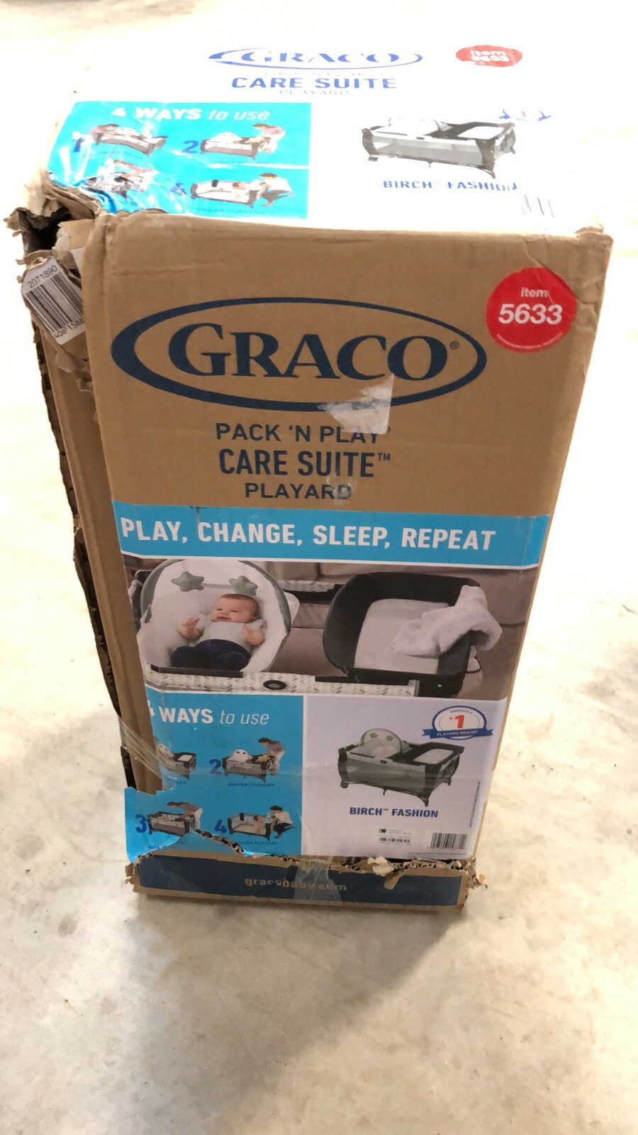 graco pack n play care suite birch