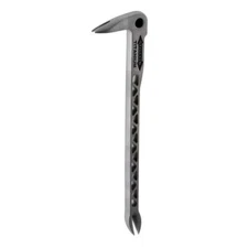 Stiletto Claw Bar Nail Puller Dimple Feature 8 oz. 12 in. Titanium Strike Plate