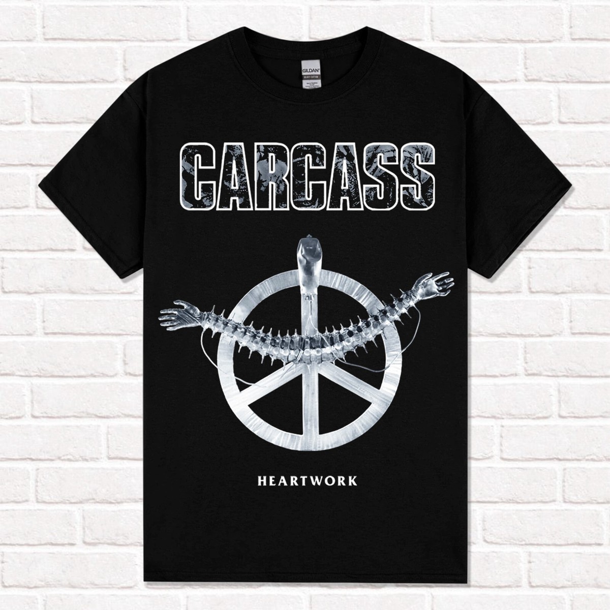 Carcass black T-Shirt, Heartwork (1993). Melodic Death Metal 