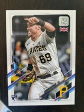2021 TOPPS UK EDITION ROOKIE CARD PITTSBURGH PIRATES JOHN NOGOWSKI #44