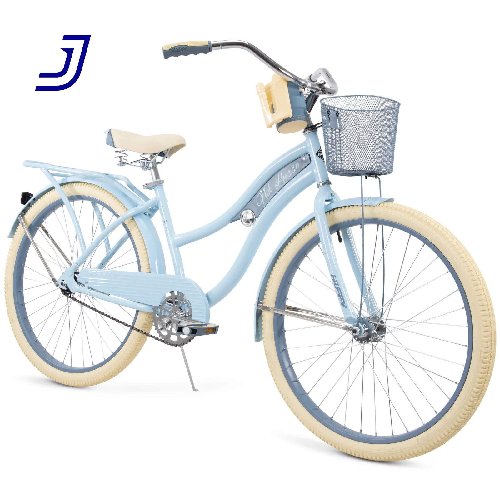 26"  Nel Lusso Cruiser Bike Adults Ages 13+ Years Light Blue