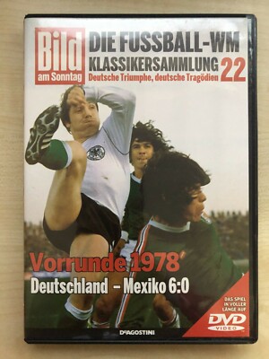 #22 WM Klassiker DVD 1978 Deutschland vs Mexico singende Deutschland Fans :-)