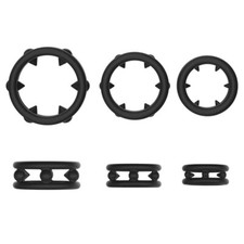 Male Penis-Extender Enlarger Sleeve Ring Reusable Condoms Delay Mens Ejaculation