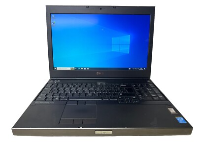 Dell Precision M4800 Windows 10 Pro NVIDA Quadro K2100M i7-4900MQ 24GB RAM 256GB
