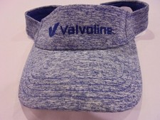 NEW Valvoline Visor/Hat Blue/Gray With Blue Embroidered Logo Adjustable Back