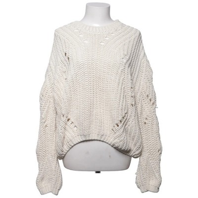 Basic Apparel, Strickpullover, Größe: L, Beige, Baumwolle, Musterstrick #V0u