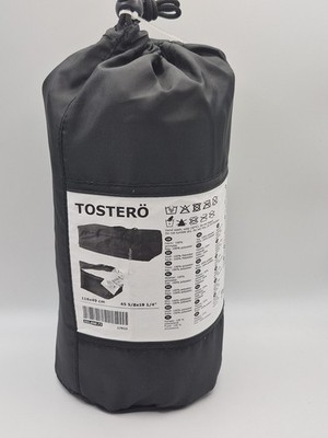 IKEA TOSTERO OUTDOOR LOUNGE CHAIR or COUCH COVER, BLACK NEW 45 5/8 X 19 1/4