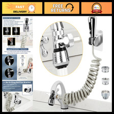 Kitchen Sink Sprayer Hose Attachment - 79" Recoil Hose, Faucet Head Replacement,
