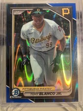Tony Blanco Jr. Bowman Chrome Refractor Blue RayWave /150 2024  #BCP-134 Pirates