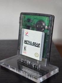 Metal Gear Solid Game Boy Color Nintendo GBC OEM Case Authentic Saves War