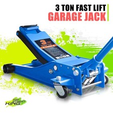 3 Ton Steel Low Profile Hydraulic Floor Jack For Truck Suv Pickup Pump Lift Blue