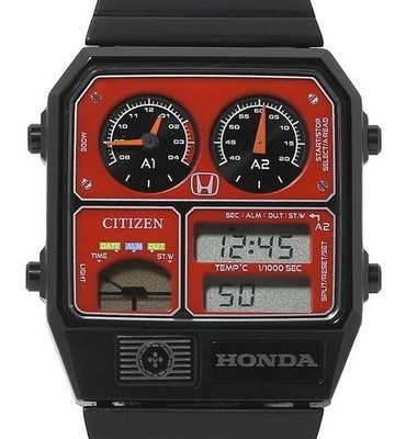 CITIZEN Honda PRELUDE Collaboration 8989-00B1N0G Quartz Red/Black